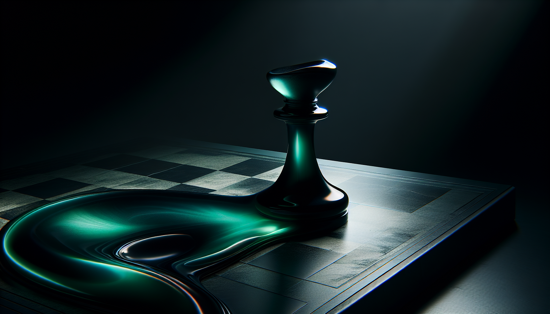 Chess piece on a board