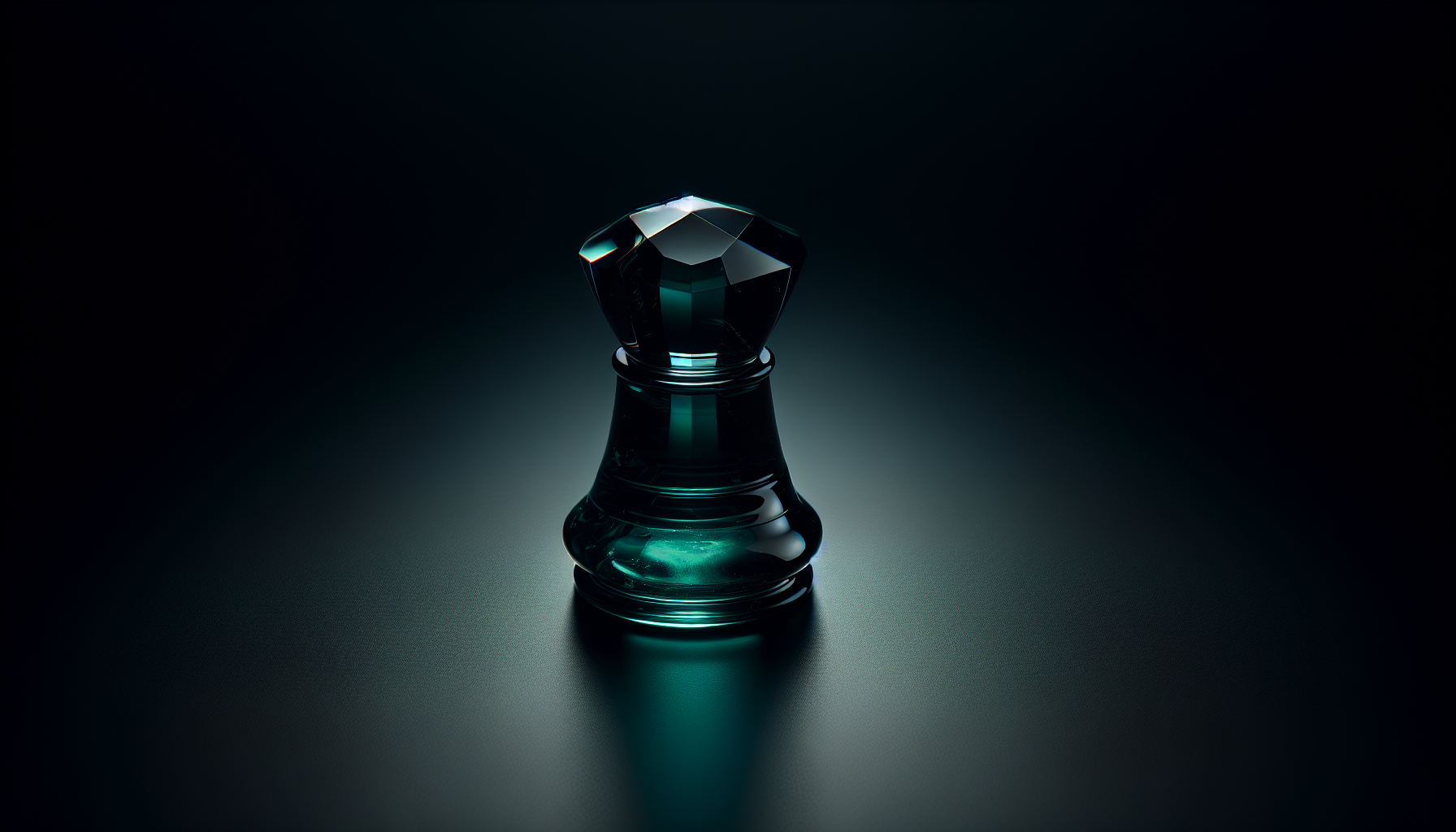 Crystal chess piece
